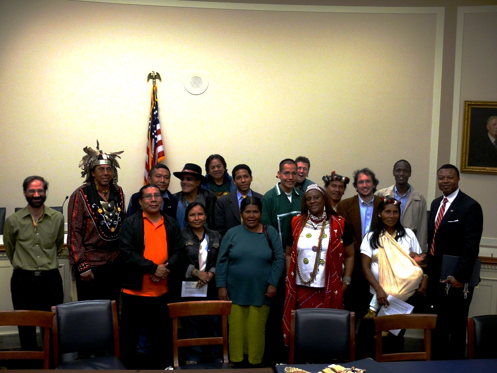 Indigenous Leaders in House Foreign Relations Committee - copyright Save America's Forests